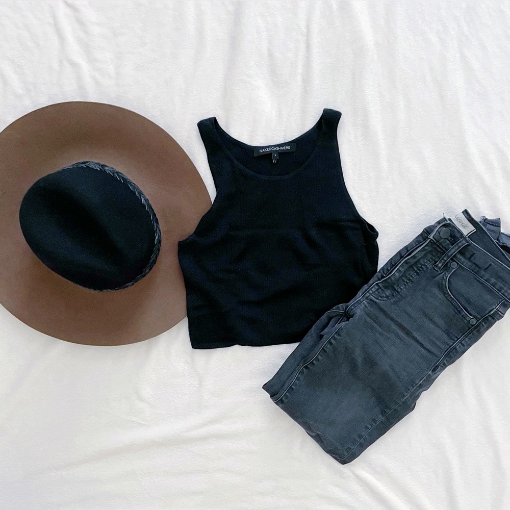 Naked Cashmere Cropped Tank Top